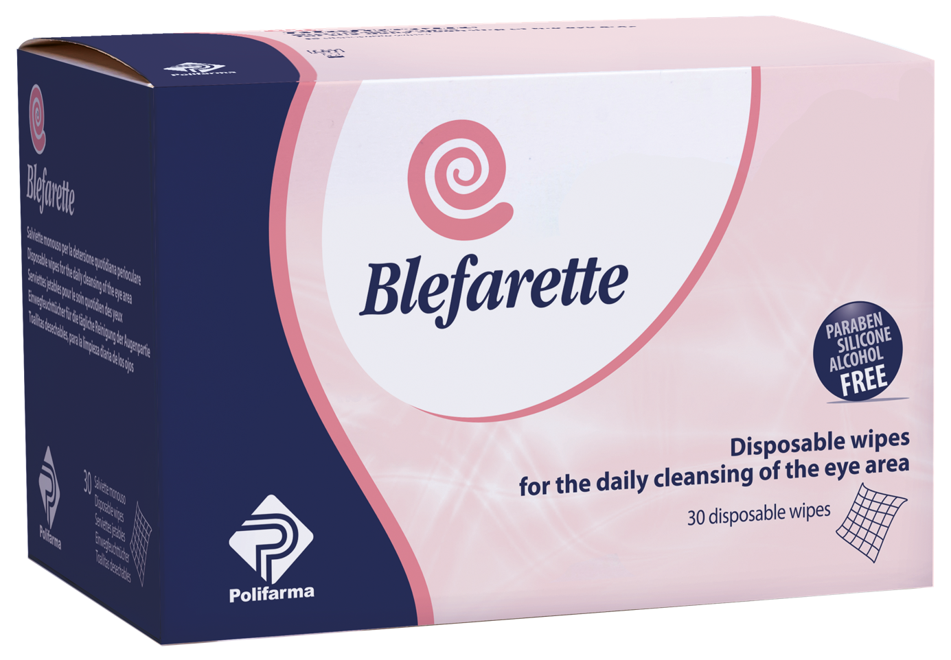 Servetele de unica folosinta pentru curatarea zilnica a zonei ochilor Blefarette, 30 bucati, NaturPharma