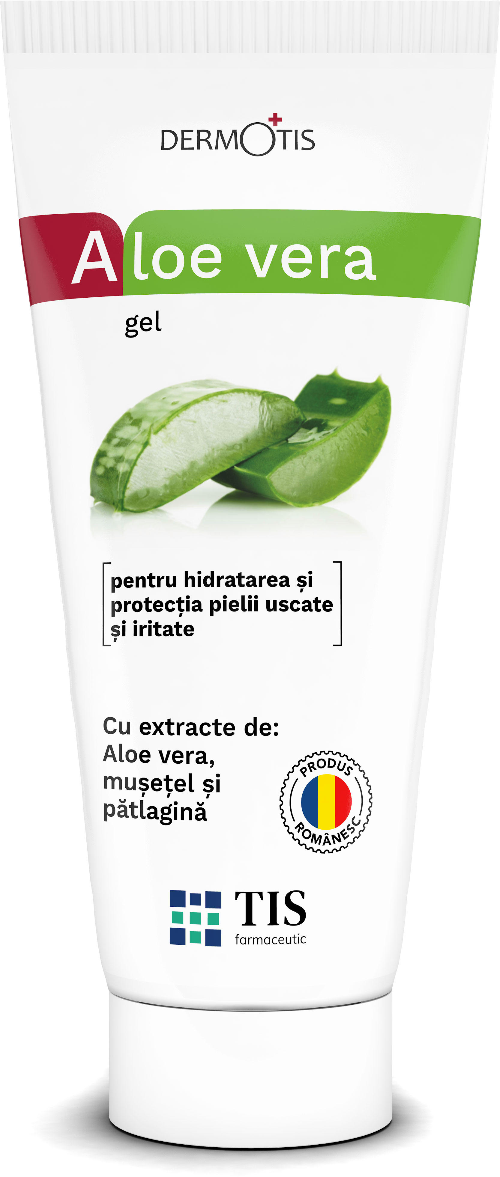 Gel cu aloe vera DermoTIS, 100ml, Tis Farmaceutic